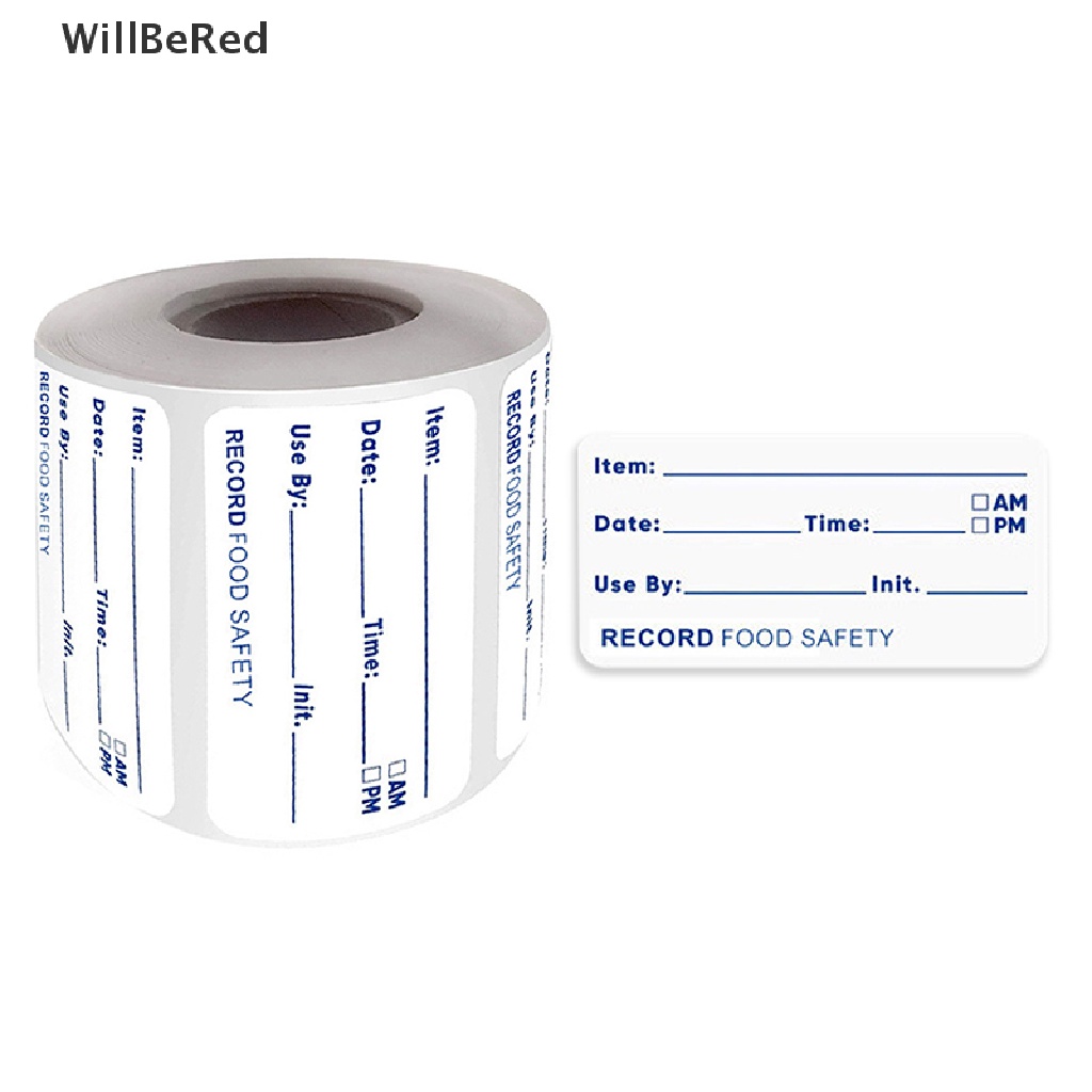 [WBRED] 500pcs/roll Kitchen Sticker Refrigerator Freezer Food Storage ...