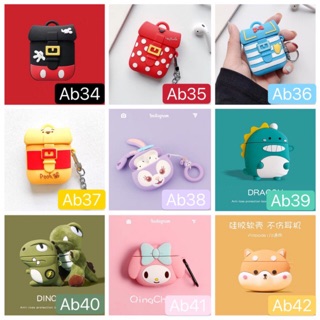 🔥พร้อมส่ง🔥Case for Airpods1/2 i9stws i11tws i12twsเคสซิลิโคนการ์ตูนแอร์พอดน่ารักๆ