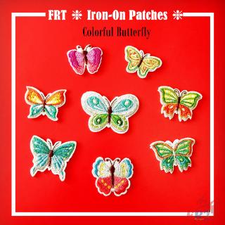 ☸ Animals - Colorful Butterfly Patch ☸ 1Pc Diy Sew on Iron on Badges Patches （Butterfly - Series 04）