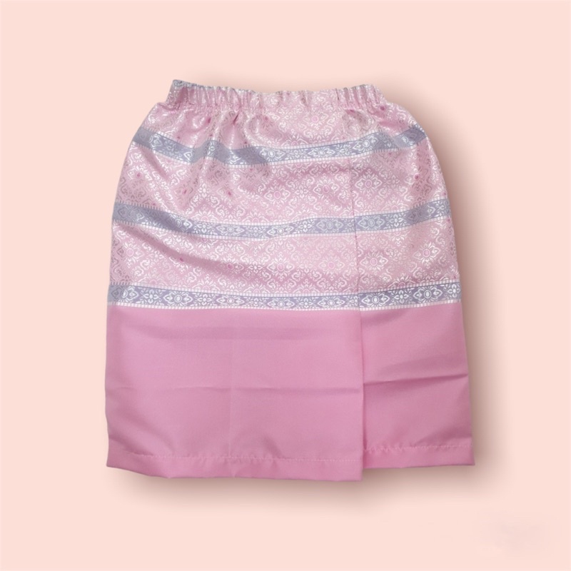กระโปรงไหมลายไทยล้านนาสำหรับเด็ก