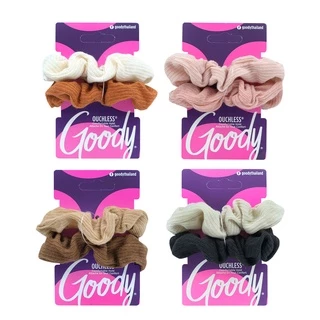 Goody ยางรัดผม 05522 Womens Ouchless Waffle Scrunchies (2 ชิ้น)