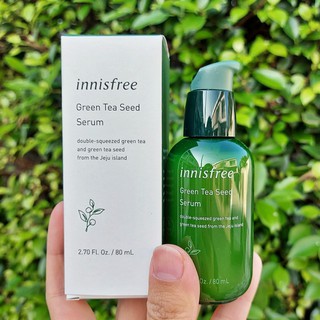 อินนิสฟรี กรีนที ซีด เซรั่ม Green Tea Seed Serum 80 ml (Innisfree®) เซรั่มเพิ่มความชุ่มชื้น ขายดีที่สุดของอินนิสฟรี