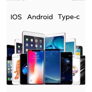 สายชาร์จมือถือ 3in1 3 หัว ดึงได้1 เมตร ใช้ ได้Type-C phone Android ชาร์จเร็ว2.1A สามารถชาร์จได้พร้อมกัน 3 หัว