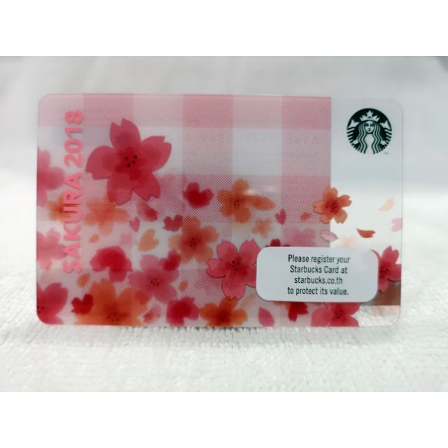 บัตร Starbucks ลาย Sakura (2018) / บัตรเปล่า
