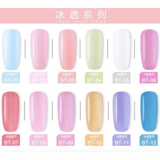 สีเจล AS รหัส BT ขวดใหญ่ 15ml ส่งเร็ว แท้ 100% สีสวย เนื้อสีแน่น พร้อมส่ง สีทาเล็บ nail gel polish