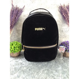 PUMA BACKPACK กระเป๋าเป้ วัสดุด้านหน้าเป็นหนังกำมะหยี่สวย