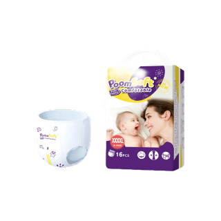 【ผลิตภัณฑ์ใหม่】Poomsoft เด็ก ผ้าอ้อมแบบกางเกง1000ML【M/L/XL/XXL/3XL/4XL 6-30KG 】Baby Pants ซึมซับดีเยี่ยมและบางเฉียบ