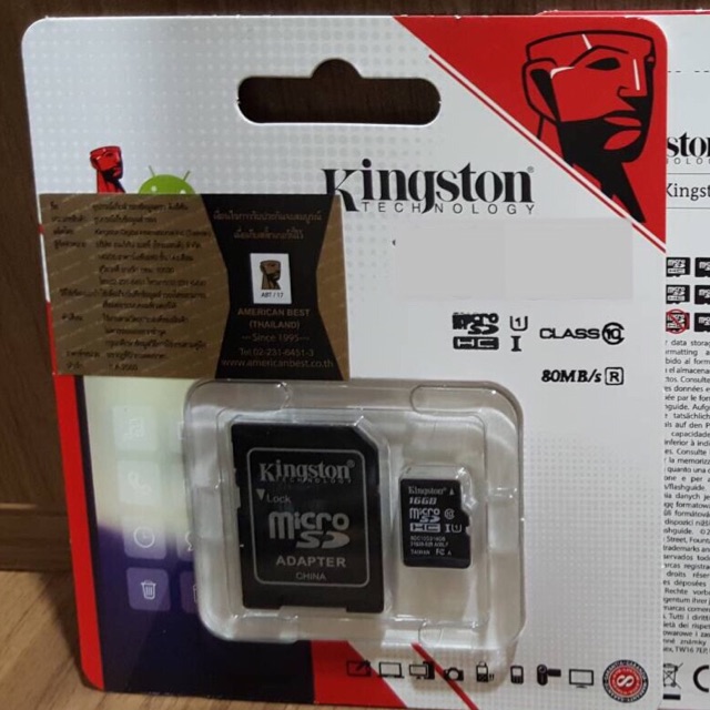 Kingston Memory Micro SD Card 16GB Class4 Shopee Thailand