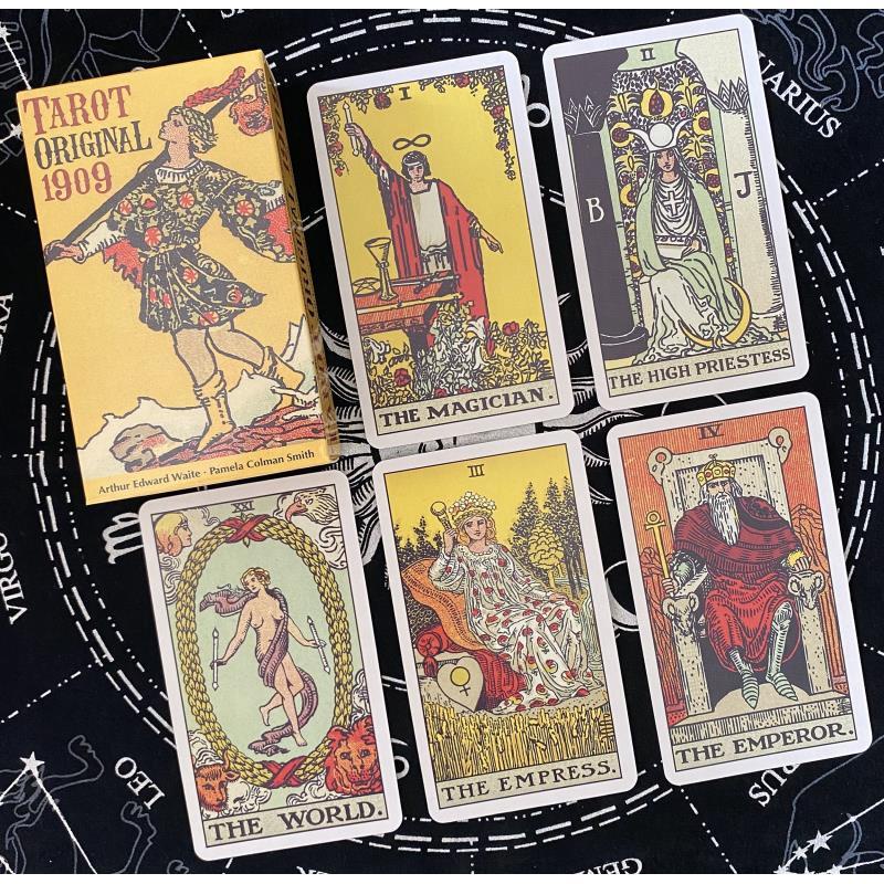 Original Tarot Original Tarot Original 1909 ภาษาอังกฤษที่กําหนดเองการ์ดเกมกระดาน