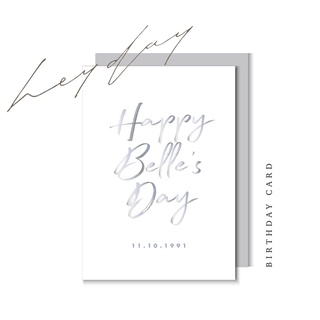 ✨✨HEY! Birthday Card การ์ดวันเกิดใส่ชื่อได้ No.5