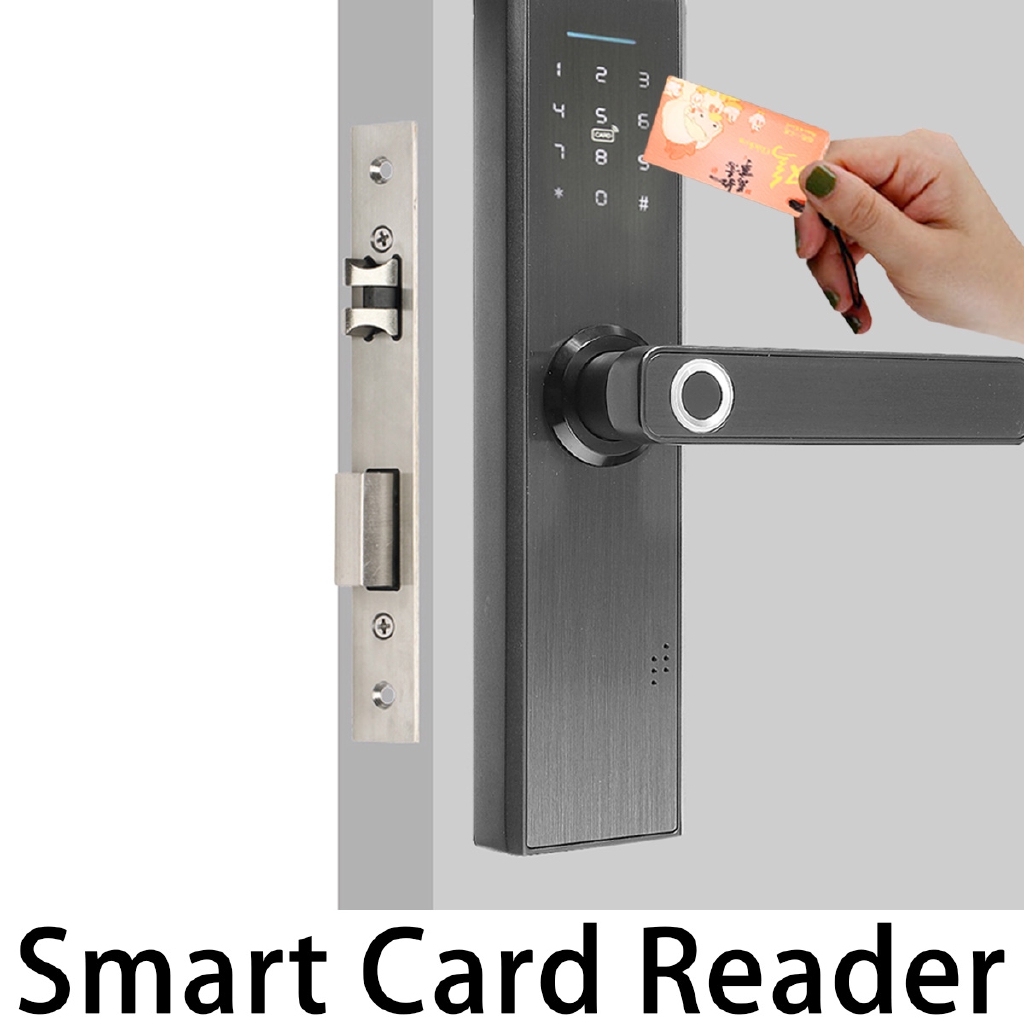 2021【Neimg】Electronic Smart Door Lock Biometric Fingerprint /Digital Code /Smart Card /Key 6ukk
