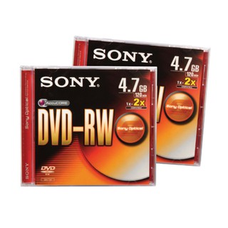 [ลดล้างสต็อค]SONY แผ่น DVD-RW แพ็คถ้วย 10 แผ่น  รุ่น DMW47S 4.7 GB