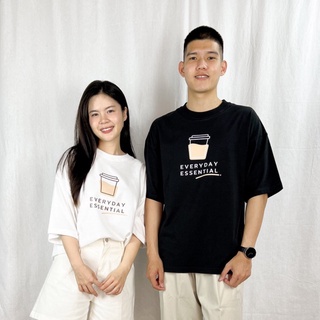 เสื้อยืดคอกลมเสื้อยืดโอเวอร์ไซส์ GURETO : Everyday EssentialS-3XL