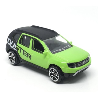 Majorette Dacia Duster Face Lift - Racing series - No Stripe - Green/Black /Wheels OF5V /scale 1/64 (3") no Package