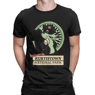 เสื้อยืดแขนสั้น พิมพ์ลาย Welcome To Kurtistown National Park สไตล์คลาสสิก สําหรับผู้ชาย