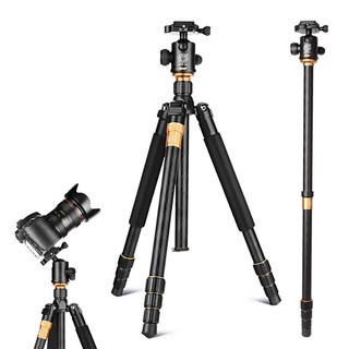 QZSD Q999 Pro Diamond Edition ขาตั้งกล้อง 2 in 1 Tripod &amp; Monopod For DSLR Camera