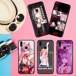 เคสโทรศัพท์มือถือ ลายการ์ตูนอนิเมะเด็กผู้หญิง zero two สําหรับ Vivo Y53S Y66 Y67 V5S V5 Lite V7 Plus Y79 V9 Y75 Y89 Y73 V21E 4G Y70S Y51S Y70T 2021