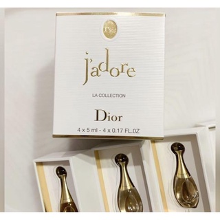 GIFT DIOR 🎁 JADORE (NEW 2021) DIOR JADORE LA COLLECTION 4IN1 (4X5ML) SET ◾️5ml  ◾️INBOX ซีล ◾️ราคาส่ง890 ◾️ส่งฟรี ไม่วาง