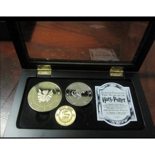 harry potter the Gringotts Bank Coin collection แฮร์รี่พอตเตอร์ เหรียญ ธนาคาร gringotts งาน noble collection