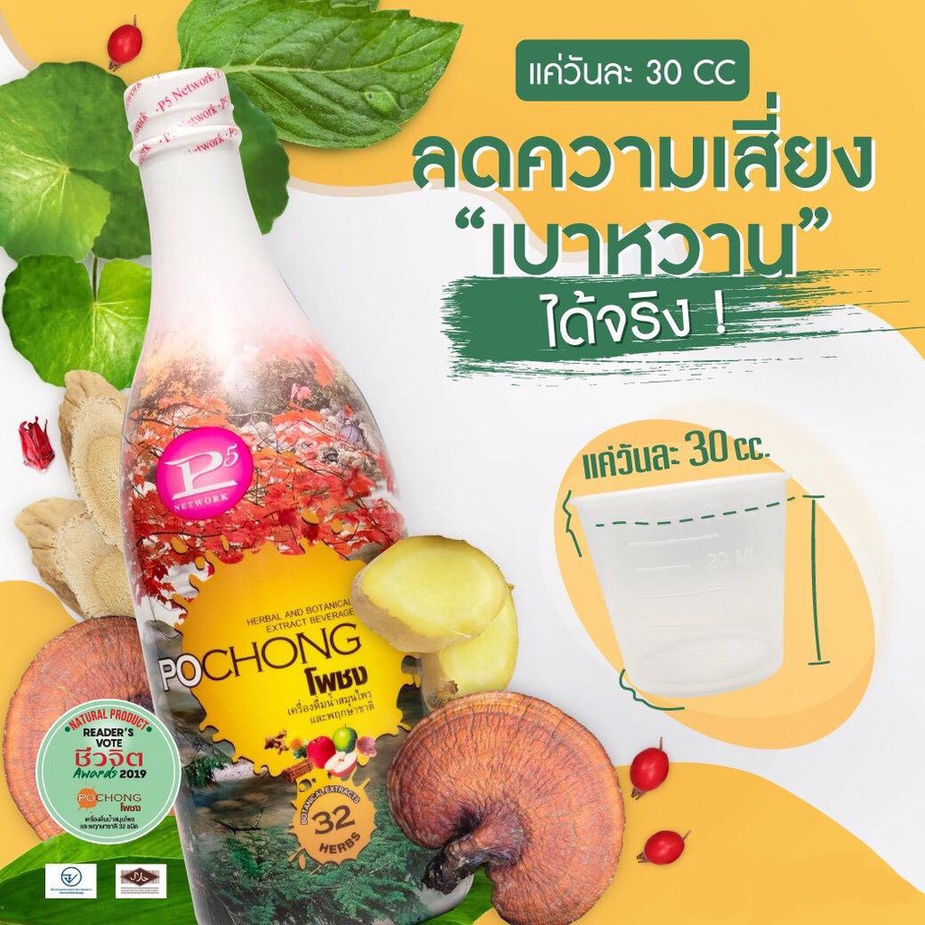 สมุนไพร โพชง Pochong 1 ขวด - baccashop.94 - ThaiPick
