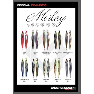 อุปกรณ์ตกปลา เหยื่อจิ๊ก Morlay (LF) 120g.