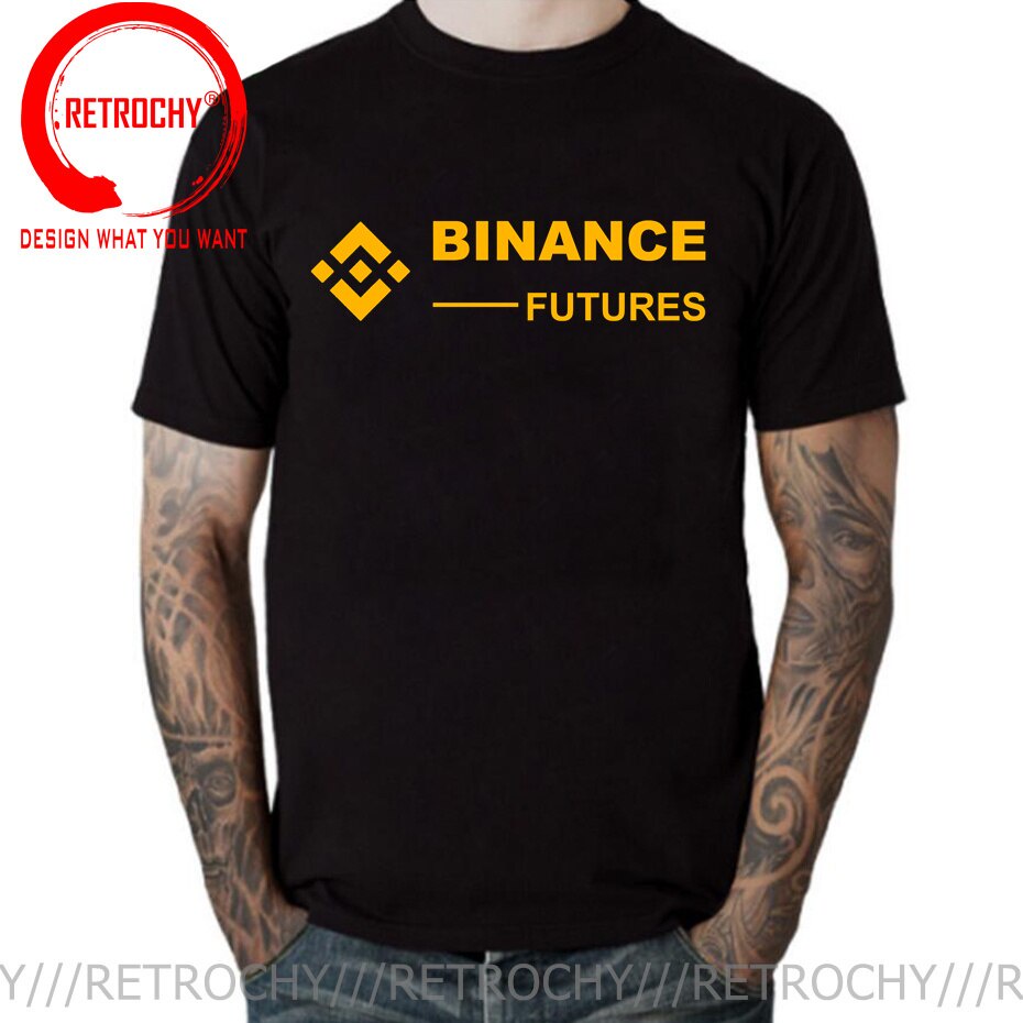 เสื้อยืดครอปBitcoin Cryptocurrency Miner Binance Essential คอกลมยาววินเทจพังก์สีขาวคืออนาคตS-5XL