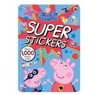 *ส่งทุกวัน* แท้100% สมุดสติ๊กเกอร์ Peppa Pig Super Stickers Activity Book 1000 ชิ้น