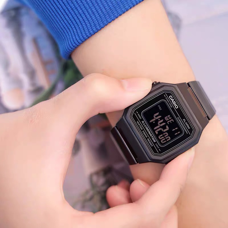 พร้อมส่ง!! Ca sio รุ่น B650WB-1B สายสีดำ นาฬิกาข้อมือ ชาย+หญิงใส่ได้