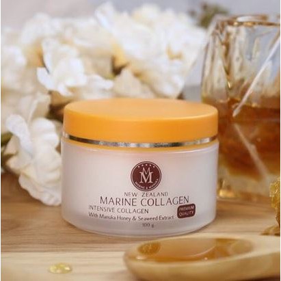 ครีมมารีนมานูก้า ผสมน้ำผึ้ง Marine Collagen Intensive Collagen With Manuka Honey &amp; Seaweed Extract (100 กรัม) ของแท้ 💯