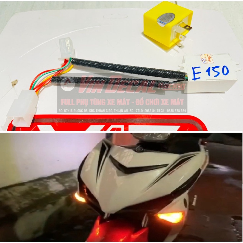 [GIVE FLASHING CHIP] วงจร Priority สําหรับ Ex150 155- 21 hazard Circuit สําหรับ Ex150 155