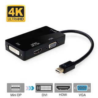 mini displayport dp to hdmi vga dvi 3in1 converter cable