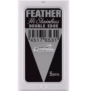 ใบมีดโกน Feather (ขนนก) 2 คม กล่องใหญ่ 100 ใบ