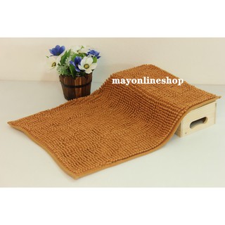 พรมเช็ดเท้าขนาด40*60CM พรมเช็ดเท้าmicrofiber พรมเช็ดเท้าตัวหนอน มีกันลื่นด้านหลัง