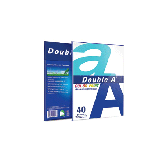 Double A กระดาษ Color Print A4 90 แกรม 40 แผ่น จำหน่าย 1 แพค