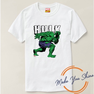 เสื้อยืดสุดเท่เสื้อยืด พิมพ์ลาย Marvel Comics Avengers The Incridible Hulk สําหรับผู้ชาย และผู้หญิงSto5XL