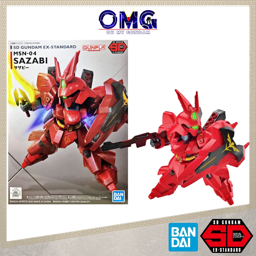 Bandai SD Gundam Sazabi 60929 SD Sazabi Gundam Sazabi OMG Gundam SD Ex-Standard Sazabi Gundam