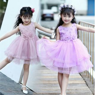 เดรสเด็กหญิงแต่งดอกไม้ มี 3 สี