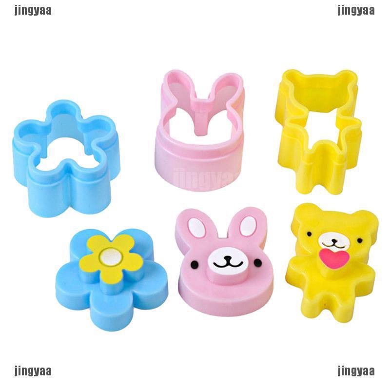 YS 3 PCS Sandwich Crust Cutter Cookie Bread Mold Bento Maker Rabbit ...