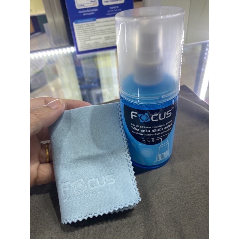 โฟกัส Focus นำ้ยาเช็ดหน้าจอโทรศัพท์ ทำความสะอาดหน้าจอ นำ้ยาทำความสะอาด คราบสกปรกหมดไป สวยเหมือนใหม่