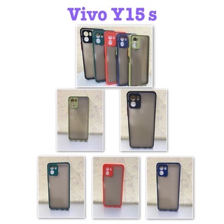 Y15s ✨พร้​อมส่งใน🇹🇭✨เคสขอบนิ่มหลังแข็งขุ่นคลุมกล้อง For Vivo Y15s