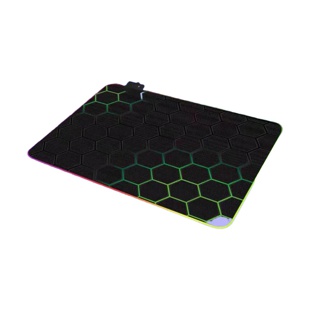 แผ่นรองเมาส์มีไฟ RGB Gaming Mousepads แผ่นรองเม้าส์สำหรับเล่นเกมส์ แผ่นรองเมาส์ขนาดเล็ก