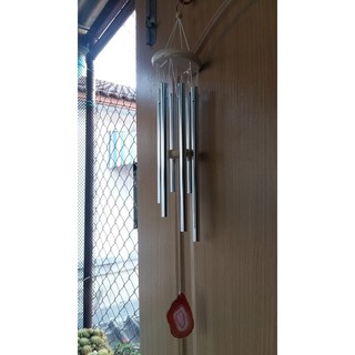 Agate Wind Chimes โมบายลมหินโมรา ทำจากแท่งอลูมิเนียม,ไม้และหินโมรา