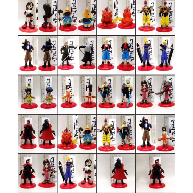 (แท้/มือ2)⭐Square Enix Final Fantasy VII Cocacola,Polygon Figure ฟิกเกอร์​ ไฟนอล แฟนทาซี