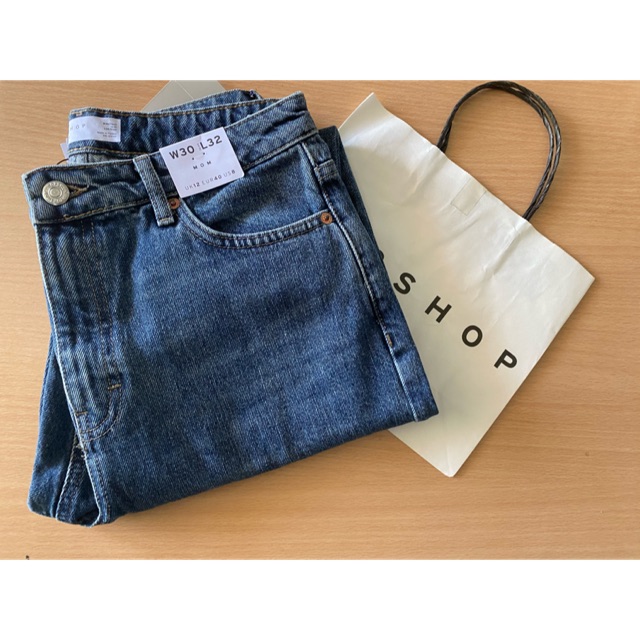 กางเกงยีนส์ Topshop Jeans Mom  รุ่น02F05RBLE แท้💯 มือ1ของใหม่ ซื้อมาผิดขนาด