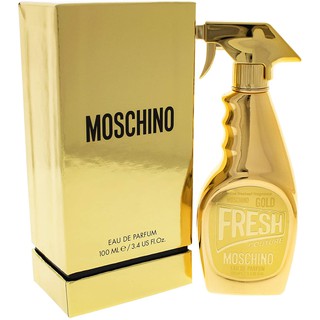 MOSCHINO Fresh Gold Couture for Women Eau De Parfum 50ml , 100ml ของแท้นำเข้า ไซส์จริง