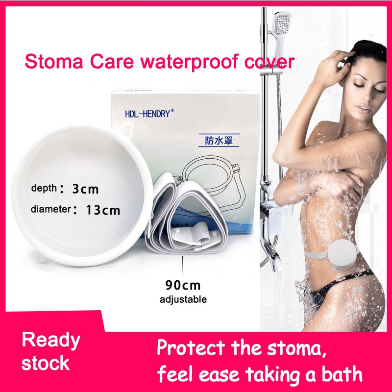 Hendry ostomy ฝาครอบกันน้ําชิ้นเดียวฝาครอบกันน้ํา ostomy สองชิ้นสําหรับอาบน้ําและอาบน้ํา
