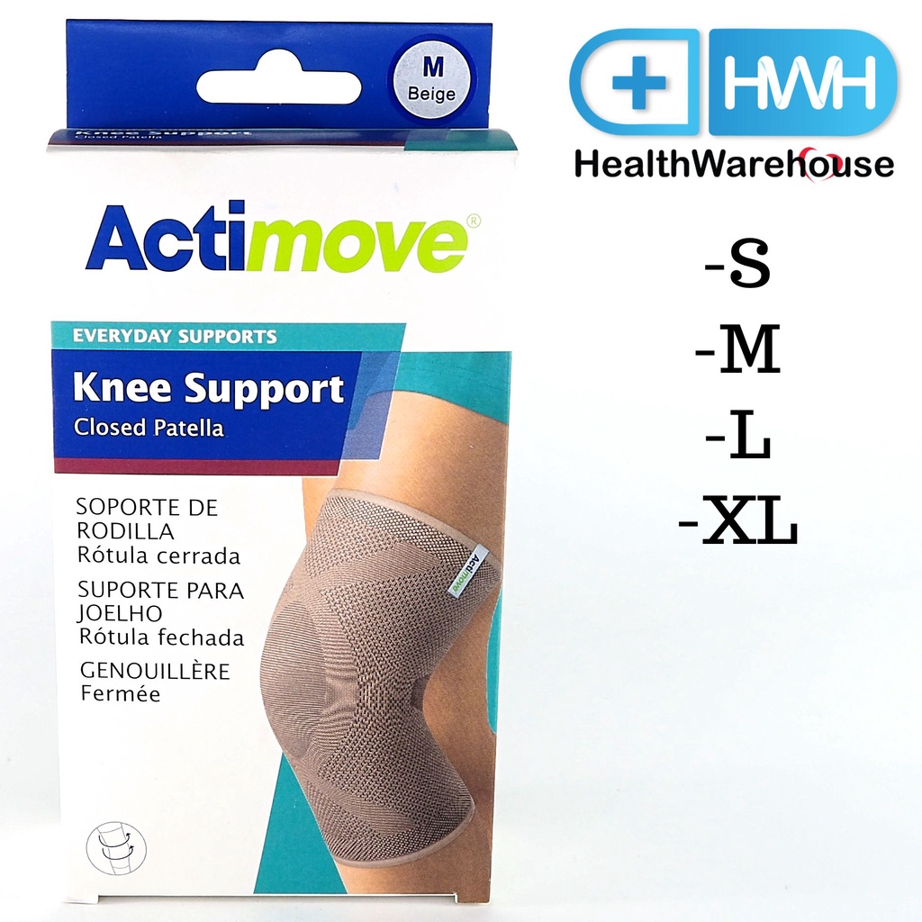 Actimove Knee Support Closed Patella (S/M/L/XL) สีเนื้อ