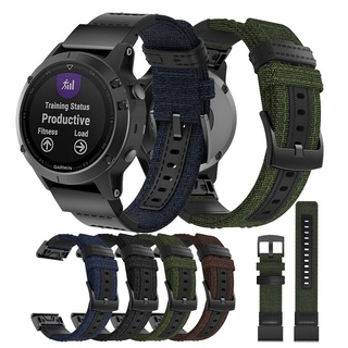 สายนาฬิกา Garmin Fenix 7 , Fenix 7X Strap , Garmin Fenix 5 , Fenix 5 plus , Fenix 5X , Fenix 5X plus , Garmin fenix 6 / fenix 6 pro / fenix 6X , fenix 6X Pro Strap สาย ไนลอน quick fit release garmin Strap Garmin instinct / Forerunner 935 / 945 Wrist strap