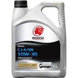 น้ำมันเครื่อง IDEMITSU DIESEL CJ-4/SN SAE 10W-30 SEMI SYNTHETIC