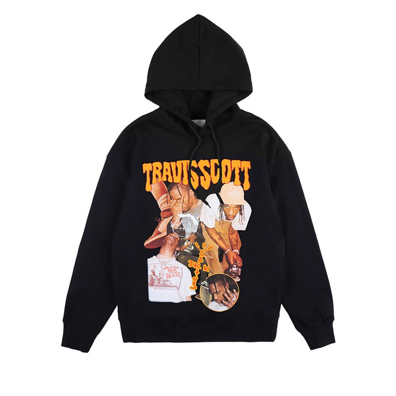 HOMEBOY.V TRAVIS.S.HOODIE-C.BLACK ดำ